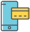 Merchant One icon mobile processing